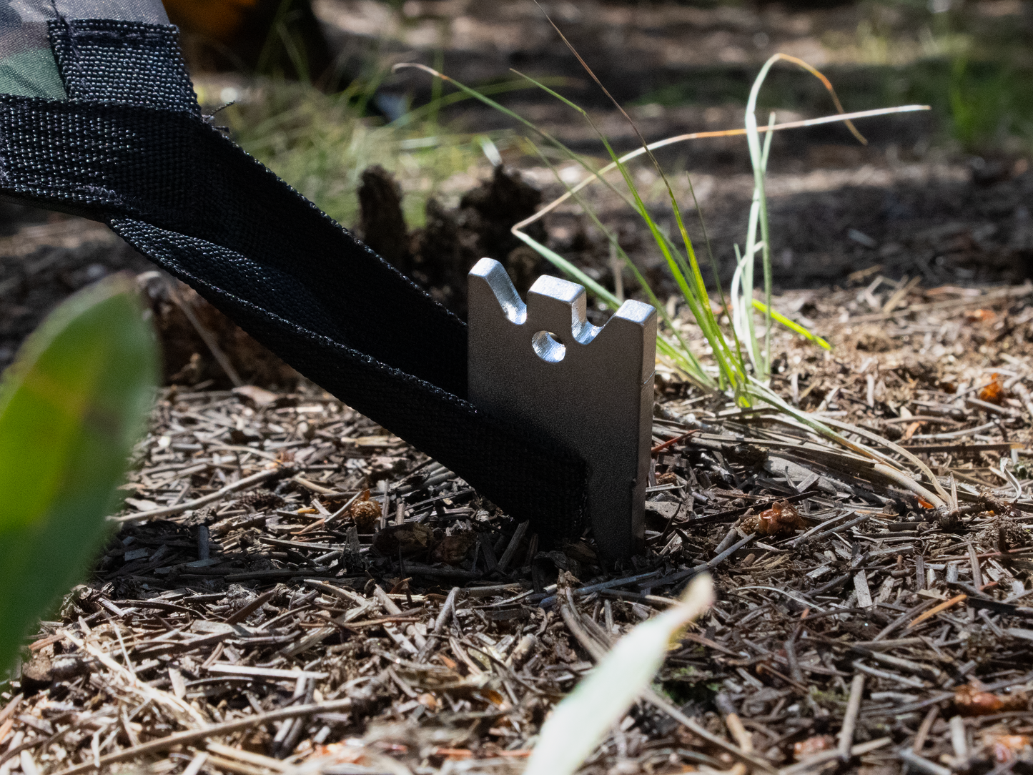 Anvil© - Tent Stake (Self Tensioning Design, Quick Set Up)