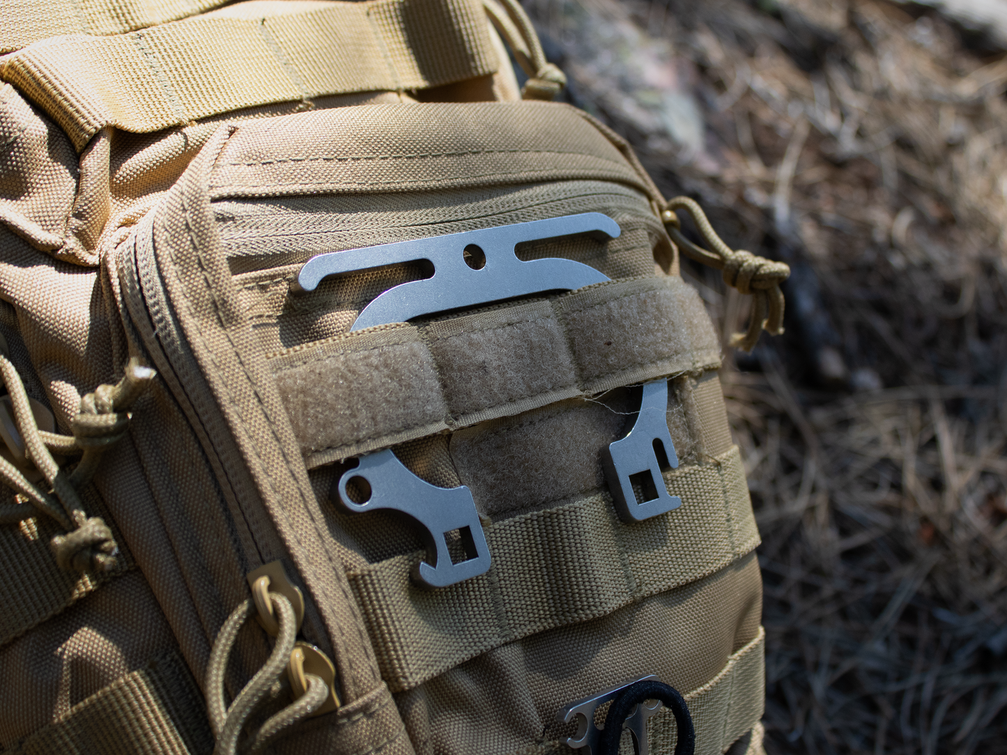 Capstone© - Camp Utility Tool (Backpack Hanger, Friction Hook, Pot Grabber and More)