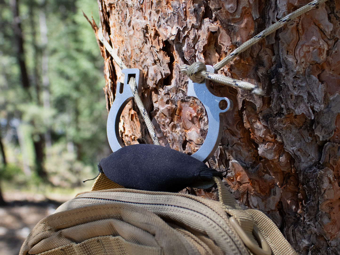 Capstone© - Camp Utility Tool (Backpack Hanger, Friction Hook, Pot Grabber and More)