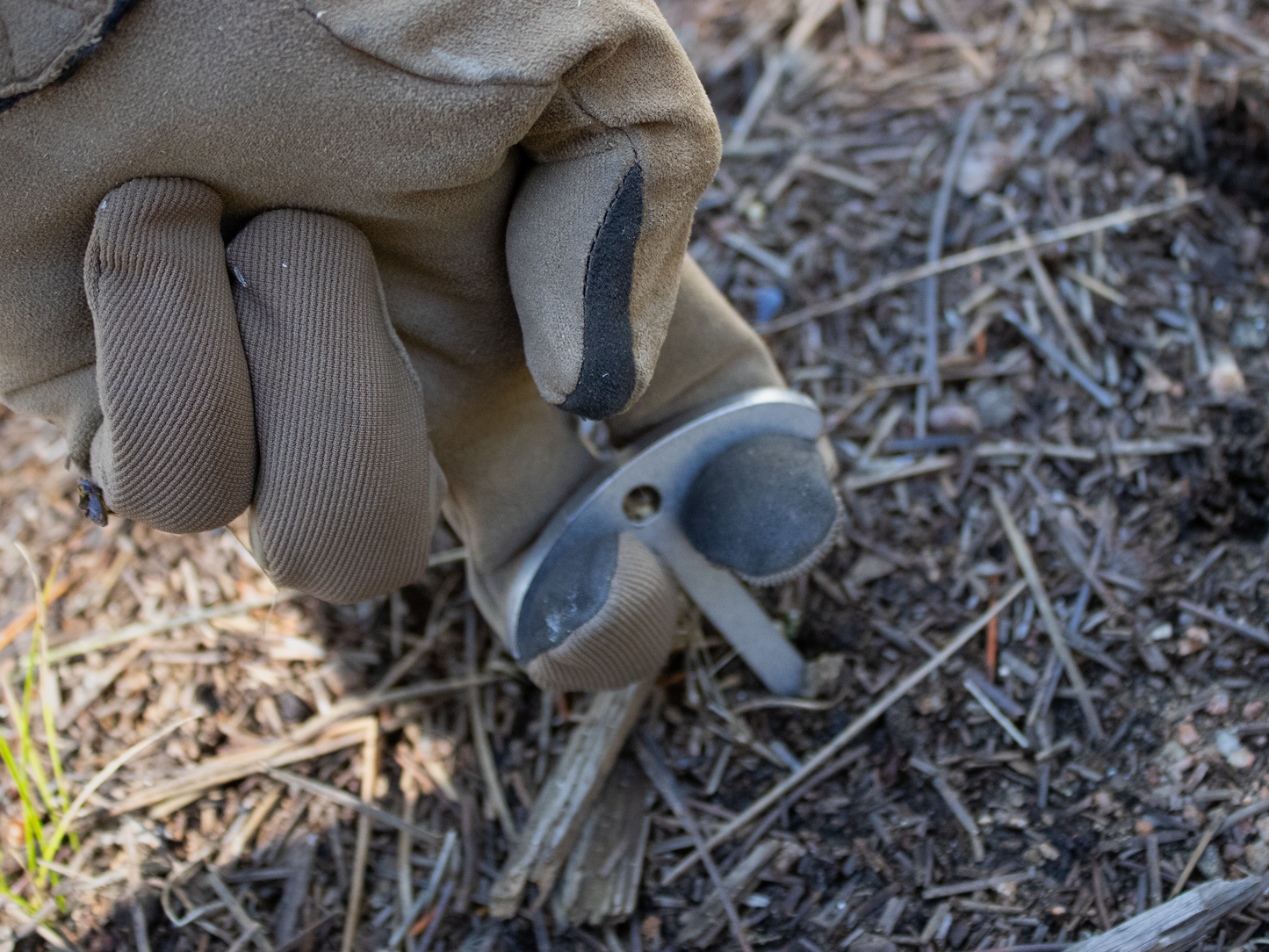 Mattock© - Tent Stake (Easy Push/Pull Design)