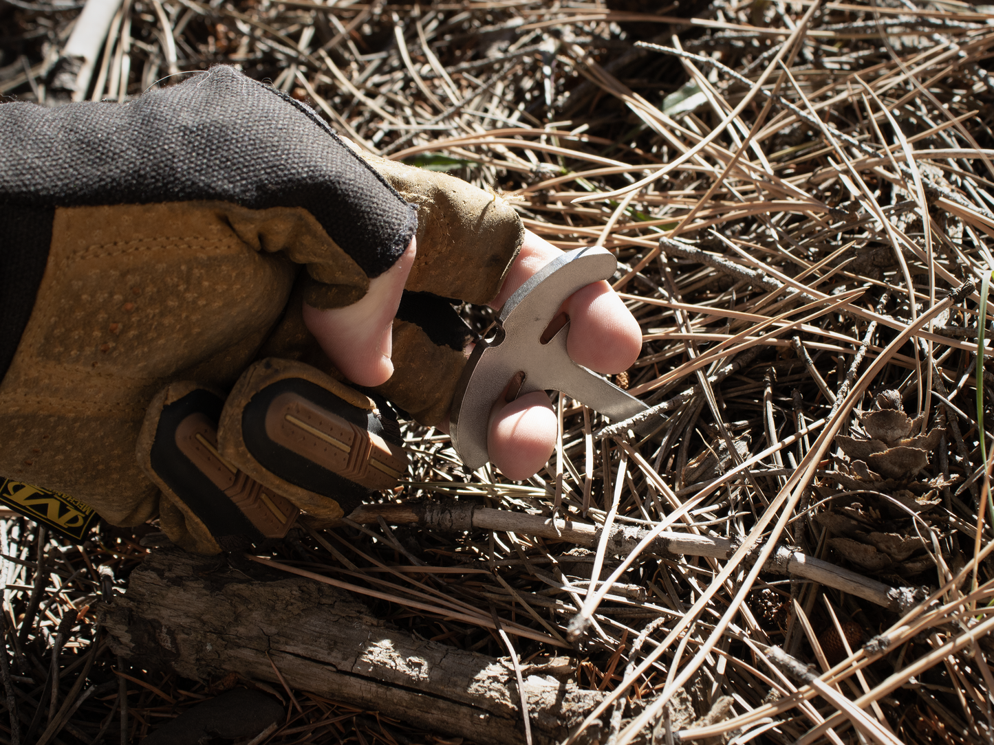 Claymore Tent Stake™ - (Self Tensioning, Easy Push/Pull Design)